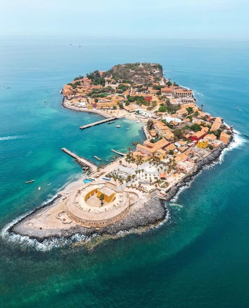 Île de Gorée - Maisons colorées